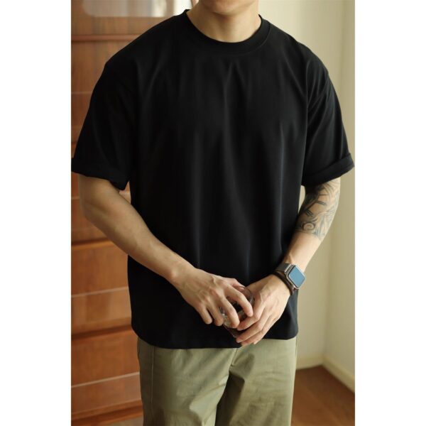 Classic Black Plain T-Shirt – Timeless Comfort & Style