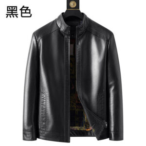 Men’s Classic Black Leather Jacket