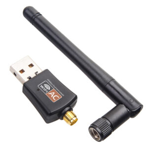 High-Speed USB WiFi Adapter with Dual-Band Antenna – 600Mbps AC Wireless Receiver