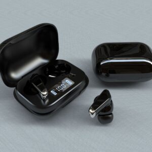True Wireless Bluetooth Earbuds with LED Display Charging Case – Available in 4 Stylish Colors