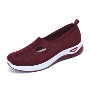 Breathable Knit Slip-On Comfort Shoes for Women