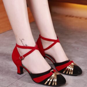 Elegant Retro-Inspired Ankle Strap Heels