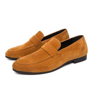 Men's Classic Suede Penny Loafers