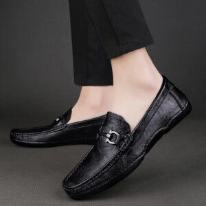Men’s Classic Slip-On Loafers – Available in Black, Brown & Tan