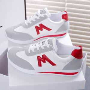 Retro "M" Colorblock Sneakers – Unisex Casual Shoes