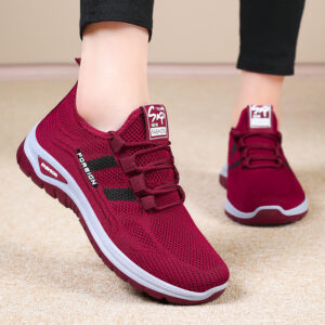Lightweight Breathable Knit Sneakers – Unisex Everyday Comfort Shoes