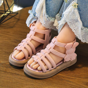 Adorable Baby Bunny Sandals – Soft Sole Anti-Slip Summer Shoes (Available in Pink, Black & White)