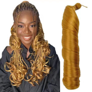 Goddess Boho Curl Braiding Hair – Pre-Stretched Synthetic Crochet Hair Extensions