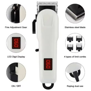 Professional LED Display Hair Clipper – Precision Cutting, Premium Power, Perfect Grooming