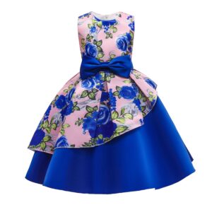 Elegant Floral Party Dress for Girls