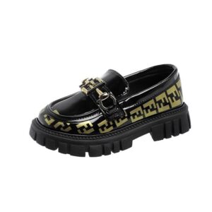 Luxury Patent Chain Loafers For Kids(Unisex)